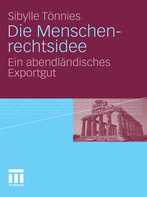 Title details for Die Menschenrechtsidee by Sibylle Tönnies - Available